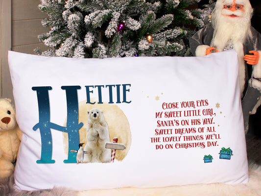 Santa Christmas Pillowcase Mockup