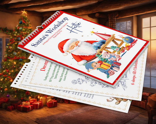 Santa's Workshop Christmas Countdown Calendar - Limited Edition of 40