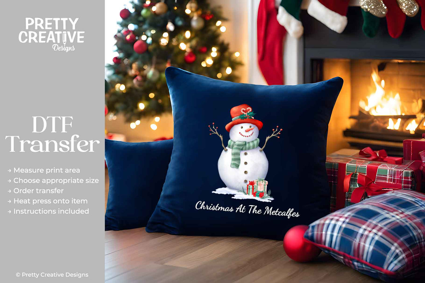 Snowman DTF Transfer - Personalise Me!