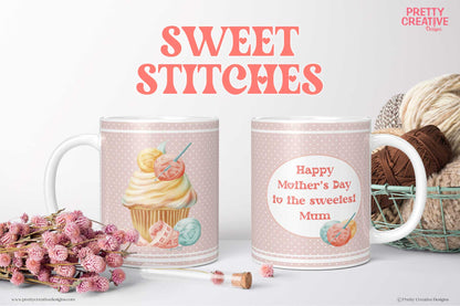 Sweet Stitches Cupcake Mug Wraps - Crochet Version