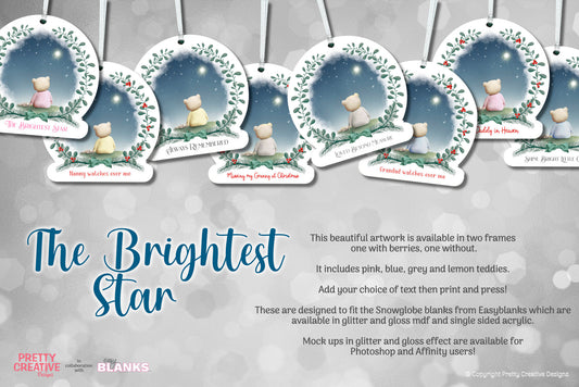 The Brightest Star by Pretty Creative Designs