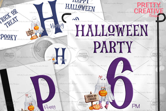 Trick or Treat Alphabet and Number Set