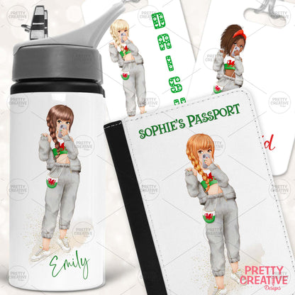 Football Facetime Welsh Girls Clipart
