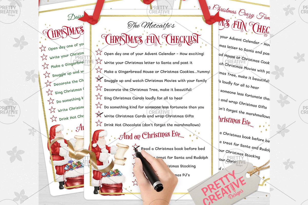 Nostalgic Christmas Check List