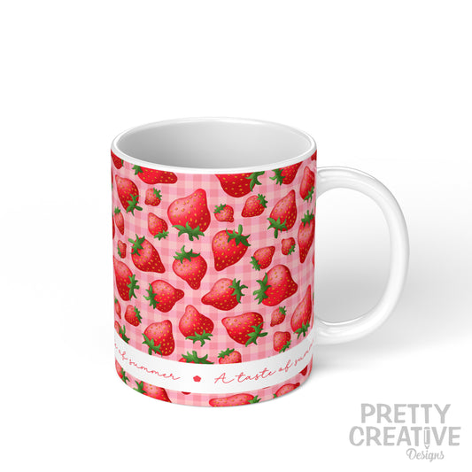 Strawberry Gingham Seamless Collection