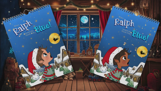When Ralph turned the North Pole Blue Countdown Calendar